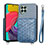 Samsung Galaxy M53 5G用極薄ソフトケース シリコンケース 耐衝撃 全面保護 マグネット式 バンパー S08D サムスン 