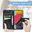 Samsung Galaxy M53 5G用手帳型 レザーケース スタンド バタフライ 蝶 カバー サムスン 