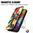 Samsung Galaxy M53 5G用手帳型 レザーケース スタンド パターン カバー S02D サムスン 