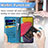 Samsung Galaxy M53 5G用手帳型 レザーケース スタンド パターン カバー S03D サムスン 