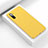 Samsung Galaxy Note 10 5G用シリコンケース ソフトタッチラバー ライン カバー C01 サムスン イエロー