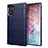 Samsung Galaxy Note 10 5G用360度 フルカバー極薄ソフトケース シリコンケース 耐衝撃 全面保護 バンパー C05 サムスン ネイビー