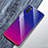 Samsung Galaxy Note 10 5G用ハイブリットバンパーケース プラスチック 鏡面 虹 グラデーション 勾配色 カバー サムスン ローズレッド