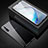 Samsung Galaxy Note 10 5G用ケース 高級感 手触り良い アルミメタル 製の金属製 360度 フルカバーバンパー 鏡面 カバー M04 サムスン ブラック