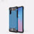 Samsung Galaxy Note 10 5G用ハイブリットバンパーケース プラスチック 兼シリコーン カバー U05 サムスン ブルー