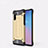 Samsung Galaxy Note 10 5G用ハイブリットバンパーケース プラスチック 兼シリコーン カバー U05 サムスン ゴールド