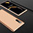 Samsung Galaxy Note 10 5G用ハードケース プラスチック 質感もマット 前面と背面 360度 フルカバー サムスン ゴールド