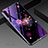 Samsung Galaxy Note 10 5G用ハイブリットバンパーケース プラスチック パターン 鏡面 カバー S02 サムスン パープル