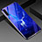 Samsung Galaxy Note 10 5G用ハイブリットバンパーケース プラスチック パターン 鏡面 カバー S02 サムスン ネイビー