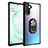 Samsung Galaxy Note 10 5G用ハイブリットバンパーケース プラスチック アンド指輪 マグネット式 MQ2 サムスン 