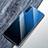 Samsung Galaxy Note 10用ハイブリットバンパーケース プラスチック 鏡面 虹 グラデーション 勾配色 カバー サムスン ネイビー