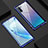 Samsung Galaxy Note 10用ケース 高級感 手触り良い アルミメタル 製の金属製 360度 フルカバーバンパー 鏡面 カバー M06 サムスン ネイビー
