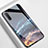 Samsung Galaxy Note 10用ハイブリットバンパーケース プラスチック パターン 鏡面 カバー S01 サムスン マルチカラー