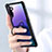 Samsung Galaxy Note 10用360度 フルカバーハイブリットバンパーケース クリア透明 プラスチック 鏡面 アンド指輪 マグネット式 サムスン 