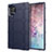 Samsung Galaxy Note 10 Plus 5G用360度 フルカバー極薄ソフトケース シリコンケース 耐衝撃 全面保護 バンパー C06 サムスン ネイビー