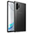 Samsung Galaxy Note 10 Plus 5G用ハイブリットバンパーケース プラスチック 兼シリコーン カバー R03 サムスン ブラック