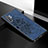 Samsung Galaxy Note 10 Plus 5G用極薄ソフトケース シリコンケース 耐衝撃 全面保護 マグネット式 バンパー S04D サムスン ネイビー