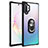 Samsung Galaxy Note 10 Plus 5G用ハイブリットバンパーケース プラスチック アンド指輪 マグネット式 MQ2 サムスン シルバー・ブラック