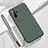 Samsung Galaxy Note 10 Plus 5G用360度 フルカバー極薄ソフトケース シリコンケース 耐衝撃 全面保護 バンパー S05 サムスン モスグリー