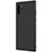 Samsung Galaxy Note 10 Plus 5G用炭素繊維ケース ソフトタッチラバー ツイル カバー サムスン ブラック
