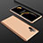 Samsung Galaxy Note 10 Plus 5G用ハードケース プラスチック 質感もマット 前面と背面 360度 フルカバー サムスン ゴールド