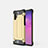 Samsung Galaxy Note 10 Plus 5G用360度 フルカバー極薄ソフトケース シリコンケース 耐衝撃 全面保護 バンパー G01 サムスン ゴールド