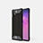 Samsung Galaxy Note 10 Plus 5G用360度 フルカバー極薄ソフトケース シリコンケース 耐衝撃 全面保護 バンパー G01 サムスン ブラック