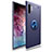 Samsung Galaxy Note 10 Plus 5G用極薄ソフトケース シリコンケース 耐衝撃 全面保護 アンド指輪 マグネット式 バンパー サムスン ネイビー