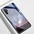 Samsung Galaxy Note 10 Plus 5G用ハイブリットバンパーケース プラスチック 星空 鏡面 カバー サムスン パープル