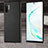 Samsung Galaxy Note 10 Plus 5G用ケース 高級感 手触り良いレザー柄 S03 サムスン ブラック