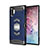 Samsung Galaxy Note 10 Plus 5G用ハイブリットバンパーケース プラスチック 兼シリコーン カバー マグネット式 サムスン ネイビー