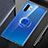 Samsung Galaxy Note 10 Plus 5G用極薄ソフトケース シリコンケース 耐衝撃 全面保護 クリア透明 アンド指輪 マグネット式 C01 サムスン 