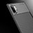 Samsung Galaxy Note 10 Plus 5G用シリコンケース ソフトタッチラバー ツイル カバー Y01 サムスン 