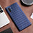 Samsung Galaxy Note 10 Plus 5G用シリコンケース ソフトタッチラバー レザー柄 カバー サムスン 