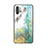 Samsung Galaxy Note 10 Plus 5G用ハイブリットバンパーケース プラスチック パターン 鏡面 カバー サムスン 