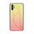 Samsung Galaxy Note 10 Plus 5G用ハイブリットバンパーケース プラスチック 鏡面 虹 グラデーション 勾配色 カバー M01 サムスン 