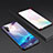 Samsung Galaxy Note 10 Plus 5G用ハイブリットバンパーケース プラスチック 星空 鏡面 カバー サムスン 