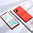 Samsung Galaxy Note 10 Plus用360度 フルカバー極薄ソフトケース シリコンケース 耐衝撃 全面保護 バンパー C02 サムスン レッド