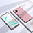 Samsung Galaxy Note 10 Plus用360度 フルカバー極薄ソフトケース シリコンケース 耐衝撃 全面保護 バンパー C02 サムスン ピンク