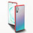 Samsung Galaxy Note 10 Plus用ハイブリットバンパーケース プラスチック 兼シリコーン カバー U02 サムスン レッド