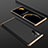 Samsung Galaxy Note 10 Plus用ハードケース プラスチック 質感もマット 前面と背面 360度 フルカバー サムスン ゴールド・ブラック