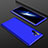 Samsung Galaxy Note 10 Plus用ハードケース プラスチック 質感もマット 前面と背面 360度 フルカバー サムスン ネイビー