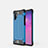 Samsung Galaxy Note 10 Plus用360度 フルカバー極薄ソフトケース シリコンケース 耐衝撃 全面保護 バンパー G01 サムスン ブルー