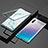 Samsung Galaxy Note 10 Plus用ケース 高級感 手触り良い アルミメタル 製の金属製 360度 フルカバーバンパー 鏡面 カバー M03 サムスン グリーン
