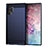 Samsung Galaxy Note 10 Plus用シリコンケース ソフトタッチラバー ライン カバー C01 サムスン 