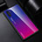 Samsung Galaxy Note 10 Plus用ハイブリットバンパーケース プラスチック 鏡面 虹 グラデーション 勾配色 カバー H01 サムスン 