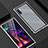 Samsung Galaxy Note 10 Plus用ケース 高級感 手触り良い アルミメタル 製の金属製 360度 フルカバーバンパー 鏡面 カバー G01 サムスン 