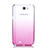 Samsung Galaxy Note 2 N7100 N7105用極薄ソフトケース グラデーション 勾配色 クリア透明 サムスン ピンク