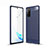 Samsung Galaxy Note 20 5G用シリコンケース ソフトタッチラバー ライン カバー サムスン ネイビー