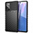 Samsung Galaxy Note 20 5G用360度 フルカバー極薄ソフトケース シリコンケース 耐衝撃 全面保護 バンパー S01 サムスン ブラック